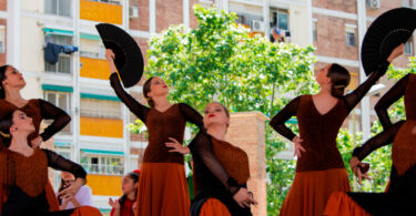 Las Academias bailan en el festival d'art flamenc de Catalunya a Cornellà de Llobregat.